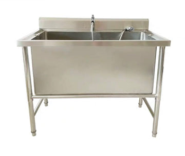 Dog Pet Grooming and Bath Tub Wash Stainless Steel for Small Dog