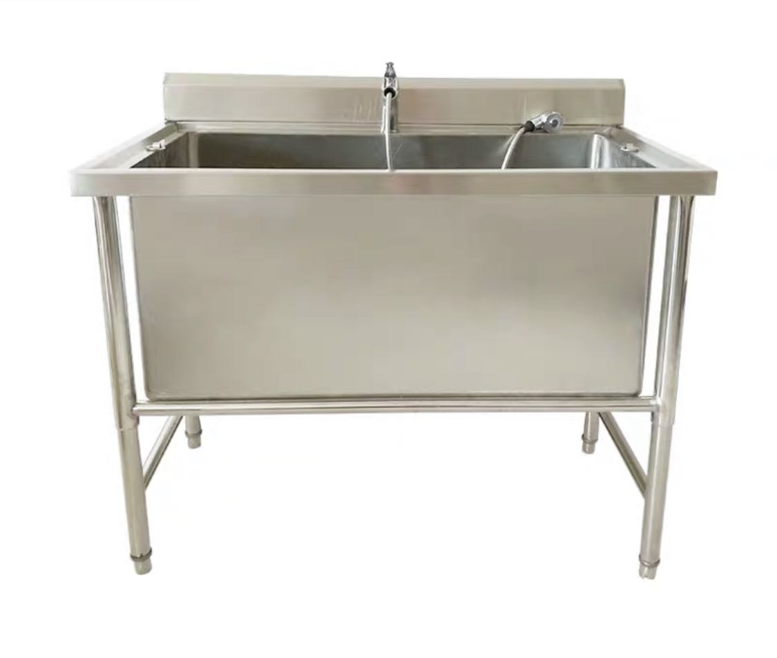 Dog Pet Grooming and Bath Tub Wash  Stainless Steel for Small Dog